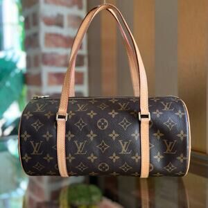 LOUIS VUITTON Papillon 30 Monogram Canvas Satchel